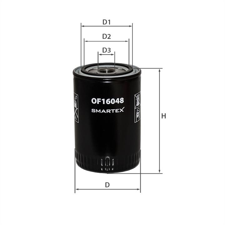 Smartex OF16048 Oil Filter OF16048: Buy near me in Poland at 2407.PL - Good price!