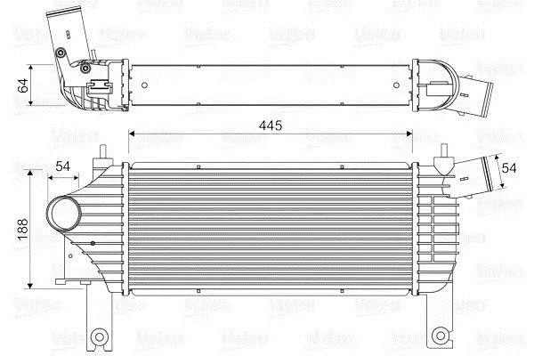 Valeo 818608 Intercooler, charger 818608: Buy near me in Poland at 2407.PL - Good price!