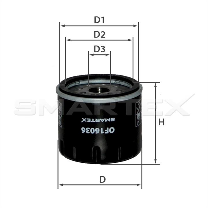 Smartex OF16036 Oil Filter OF16036: Buy near me in Poland at 2407.PL - Good price!