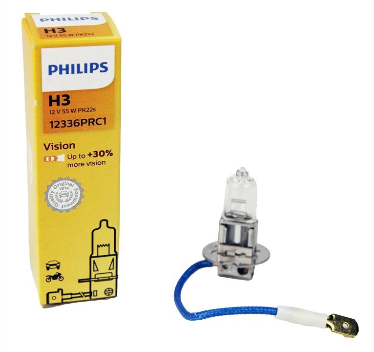 Żarówka halogenowa Philips Vision +30% 12V H3 55W +30% Philips 12336PRC1