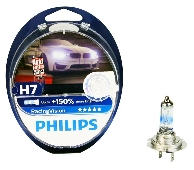 Philips Żarówka halogenowa Philips Racingvision +150% 12V H7 55W +150% – cena