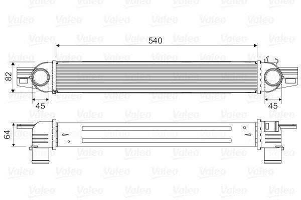 Valeo 818545 Intercooler, charger 818545: Buy near me in Poland at 2407.PL - Good price!