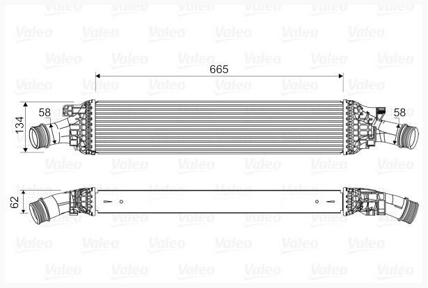 Valeo 818601 Intercooler, charger 818601: Buy near me in Poland at 2407.PL - Good price!
