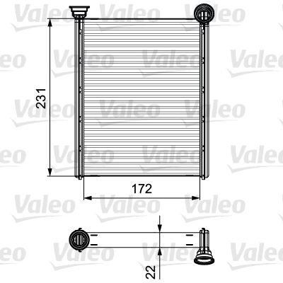 Valeo 811534 Радиатор отопителя салона 811534: Отличная цена - Купить в Польше на 2407.PL!
