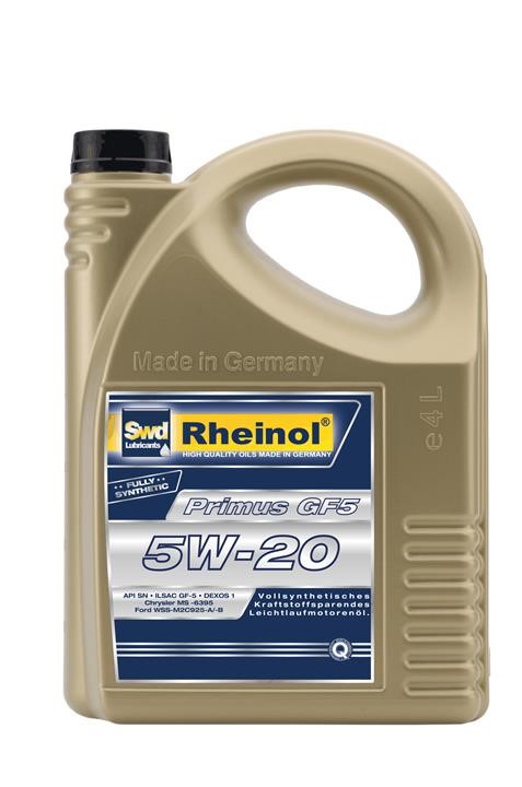 SWD Rheinol 31169.485 Engine oil SWD Rheinol Primus GF5 SAE 5W-20, 4L 31169485: Buy near me in Poland at 2407.PL - Good price!