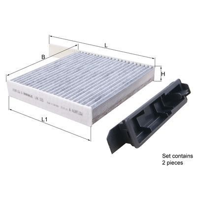 Mahle/Knecht LAK 230 Activated Carbon Cabin Filter LAK230: Buy near me in Poland at 2407.PL - Good price!