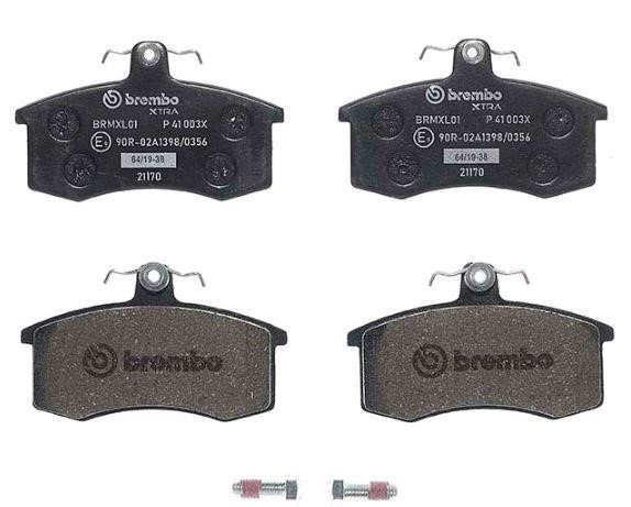 Brembo P 41 003X Тормозные колодки дисковые BREMBO XTRA, комплект P41003X: Отличная цена - Купить в Польше на 2407.PL!