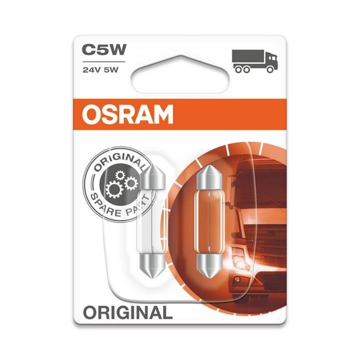 Лампа розжарювання C5W 24V 5W Osram 6423-BLI2