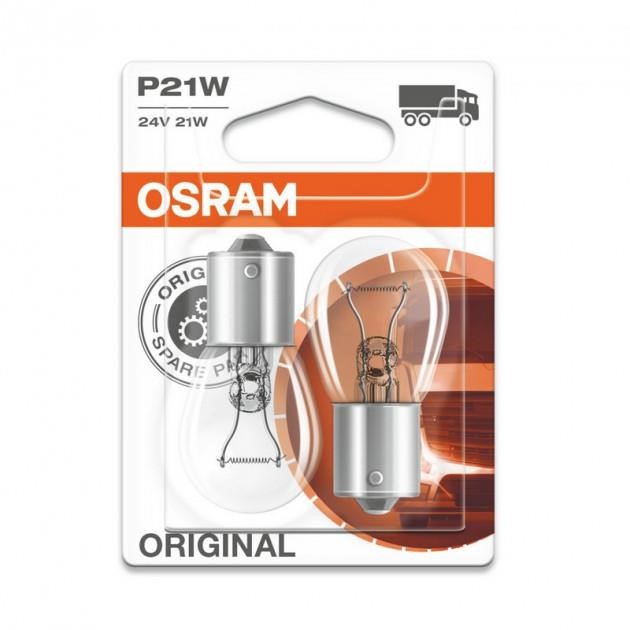 Osram 7511-BLI2 Лампа накаливания P21W 24V 21W 7511BLI2: Отличная цена - Купить в Польше на 2407.PL!