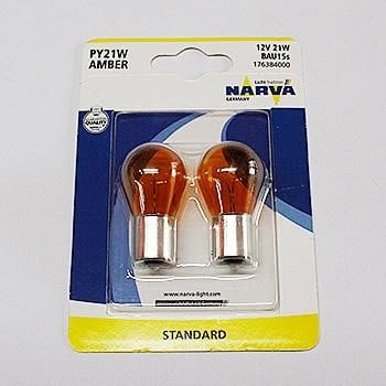 Narva 176384000 Glow bulb yellow PY21W 12V 21W 176384000: Buy near me in Poland at 2407.PL - Good price!