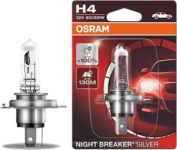 Osram 64193NBS-01B Halogen lamp Osram Night Breaker Silver +100% 12V H4 60/55W +100% 64193NBS01B: Buy near me in Poland at 2407.PL - Good price!