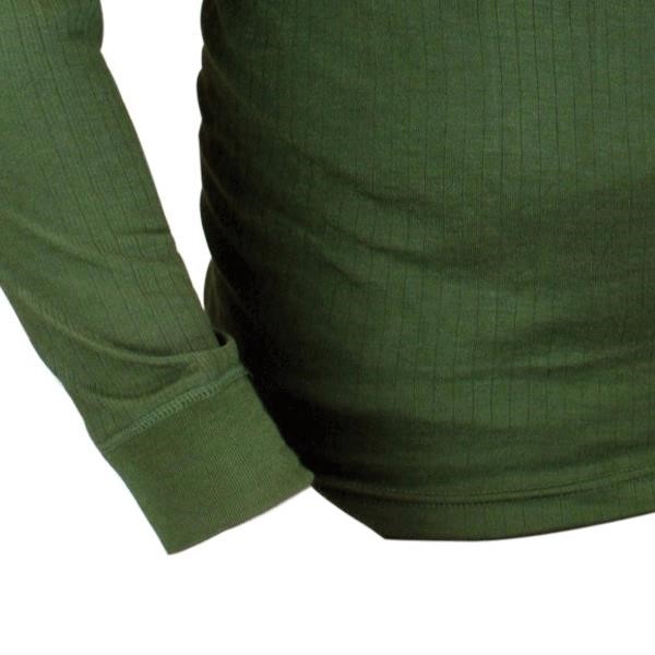 Long Sleeve Thermal T-Shirt Vest Olive S Highlander 927393