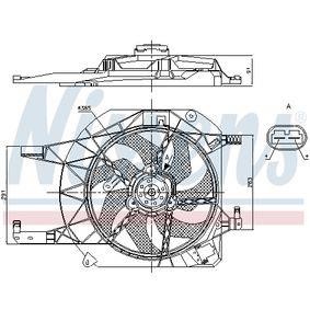 Nissens 85883 Hub, engine cooling fan wheel 85883: Buy near me in Poland at 2407.PL - Good price!
