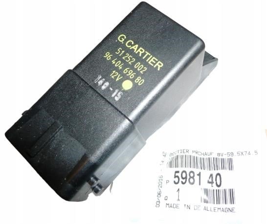 Citroen/Peugeot 5981 40 Glow plug relay 598140: Buy near me in Poland at 2407.PL - Good price!