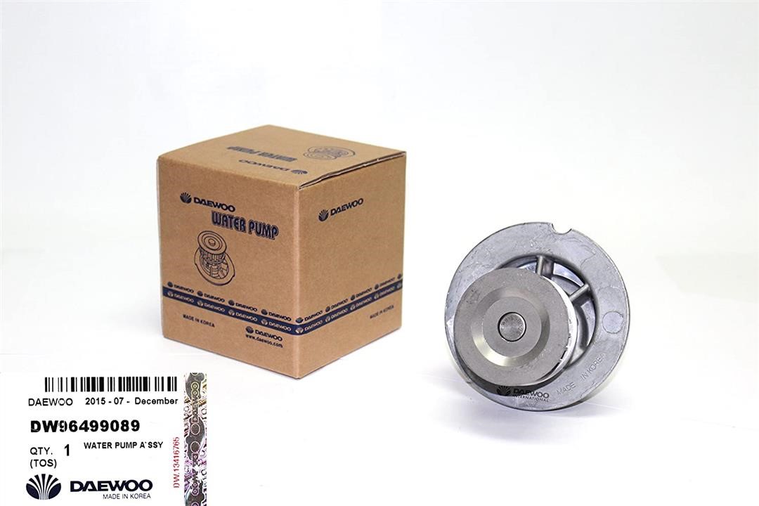 General Motors 96499089 Water pump 96499089: Buy near me at 2407.PL in Poland at an Affordable price!