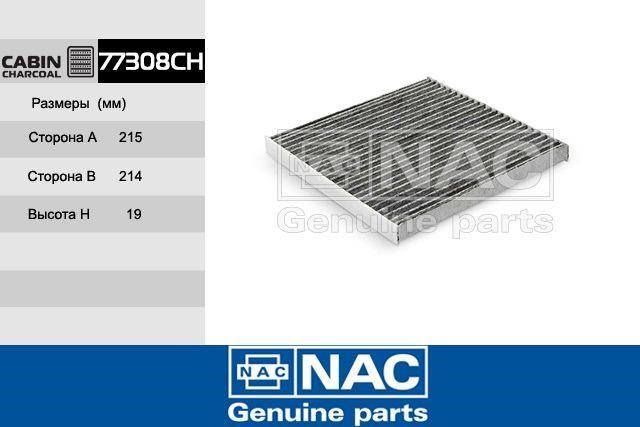 Nac 77308-CH Filter, interior air 77308CH: Buy near me in Poland at 2407.PL - Good price!