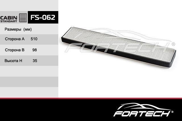 Fortech FS-062 Filtr kabinowy FS062: Dobra cena w Polsce na 2407.PL - Kup Teraz!