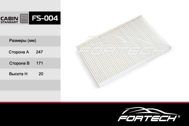 Fortech FS-004 Filtr kabinowy FS004: Dobra cena w Polsce na 2407.PL - Kup Teraz!