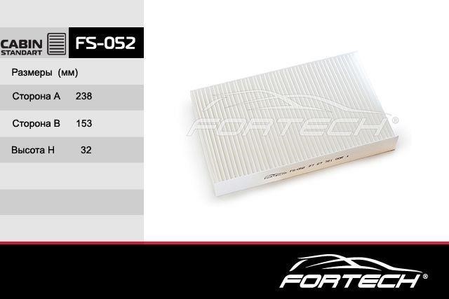 Fortech FS052 Filtr kabinowy FS052: Dobra cena w Polsce na 2407.PL - Kup Teraz!