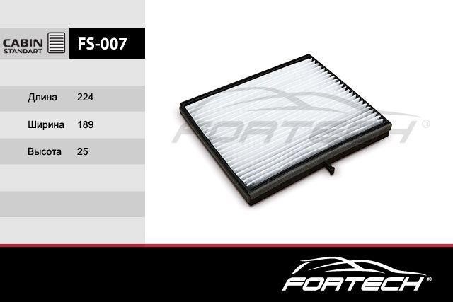 Fortech FS-007 Filter, interior air FS007: Buy near me in Poland at 2407.PL - Good price!