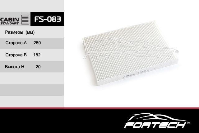 Fortech FS-083 Filtr kabinowy FS083: Dobra cena w Polsce na 2407.PL - Kup Teraz!