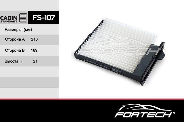 Fortech FS-107 Filter, interior air FS107: Buy near me in Poland at 2407.PL - Good price!