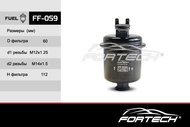 Fortech FF059 Filtr paliwa FF059: Dobra cena w Polsce na 2407.PL - Kup Teraz!
