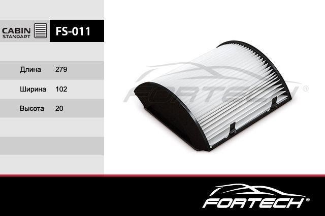 Fortech FS-011 Фильтр салона FS011: Отличная цена - Купить в Польше на 2407.PL!