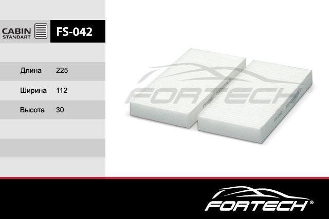 Fortech FS-042 Filter, interior air FS042: Buy near me in Poland at 2407.PL - Good price!
