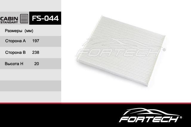 Fortech FS-044 Filter, interior air FS044: Buy near me in Poland at 2407.PL - Good price!