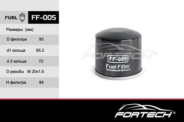 Fortech FF-005 Filtr paliwa FF005: Dobra cena w Polsce na 2407.PL - Kup Teraz!