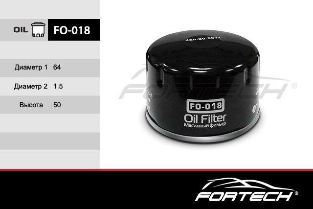 Fortech FO-018 Фільтр масляний FO018: Приваблива ціна - Купити у Польщі на 2407.PL!