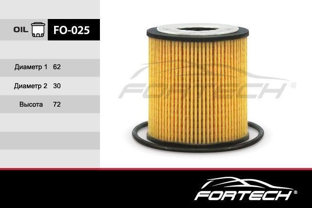 Fortech FO-025 Filtr oleju FO025: Dobra cena w Polsce na 2407.PL - Kup Teraz!