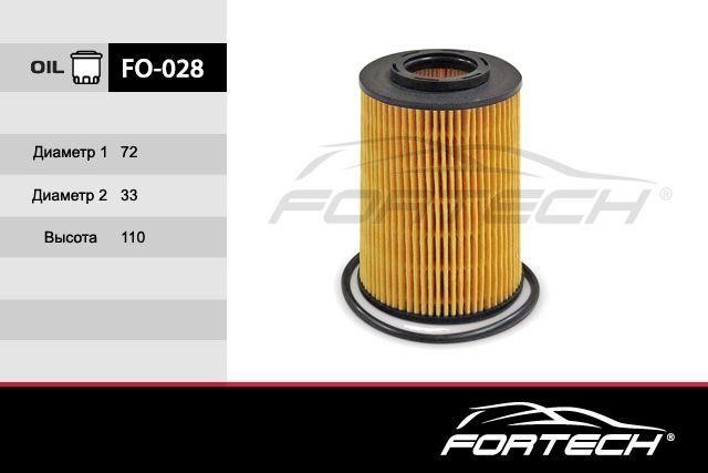 Fortech FO-028 Filtr oleju FO028: Dobra cena w Polsce na 2407.PL - Kup Teraz!