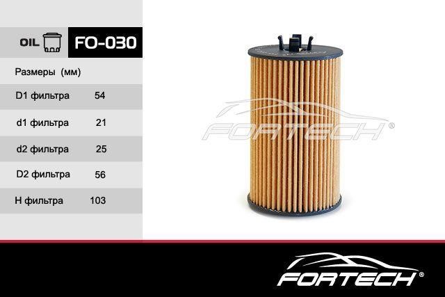 Fortech FO-030 Oil Filter FO030: Buy near me in Poland at 2407.PL - Good price!