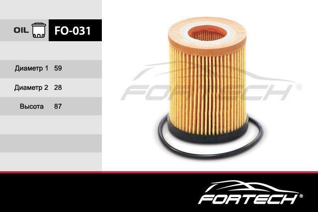 Fortech FO-031 Filtr oleju FO031: Dobra cena w Polsce na 2407.PL - Kup Teraz!
