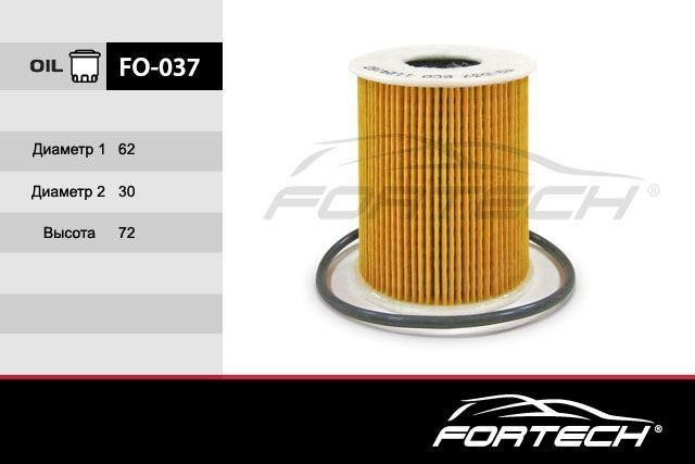 Fortech FO-037 Oil Filter FO037: Buy near me in Poland at 2407.PL - Good price!