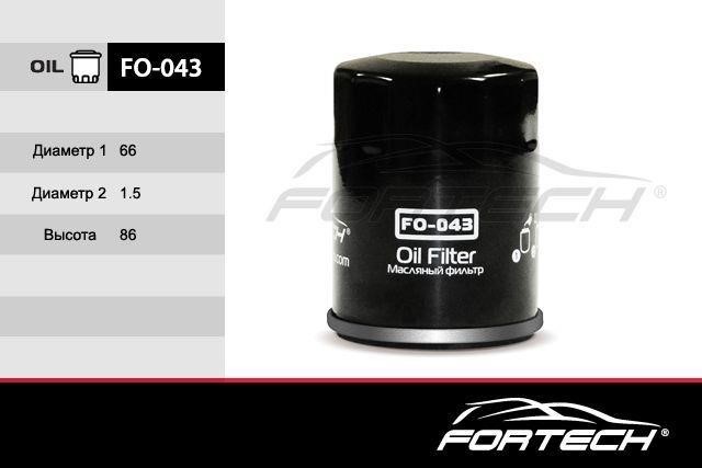 Fortech FO-043 Filtr oleju FO043: Dobra cena w Polsce na 2407.PL - Kup Teraz!