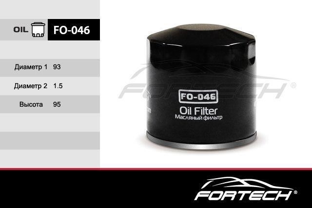 Fortech FO-046 Фільтр масляний FO046: Приваблива ціна - Купити у Польщі на 2407.PL!
