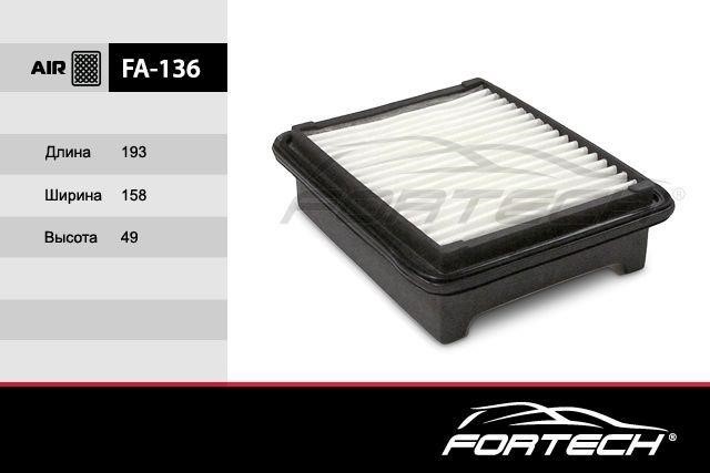 Fortech FA-136 Filtr powietrza FA136: Dobra cena w Polsce na 2407.PL - Kup Teraz!