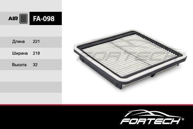 Fortech FA-098 Filtr powietrza FA098: Dobra cena w Polsce na 2407.PL - Kup Teraz!