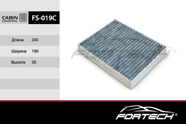 Fortech FS-019C Activated Carbon Cabin Filter FS019C: Buy near me in Poland at 2407.PL - Good price!