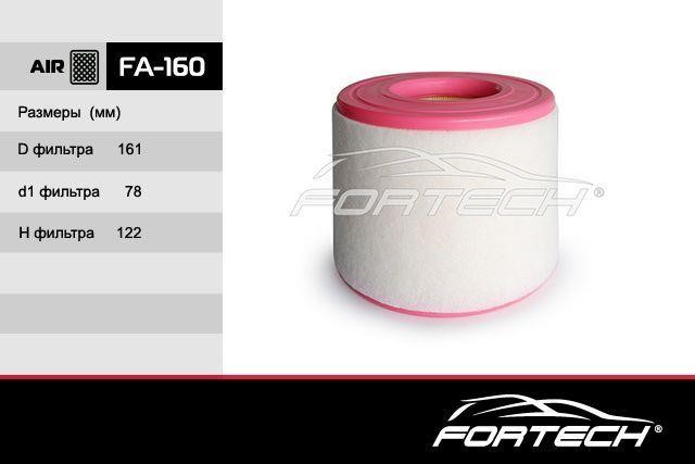 Fortech FA-160 Воздушный фильтр FA160: Отличная цена - Купить в Польше на 2407.PL!