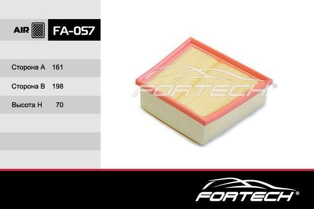 Fortech FA-057 Воздушный фильтр FA057: Отличная цена - Купить в Польше на 2407.PL!