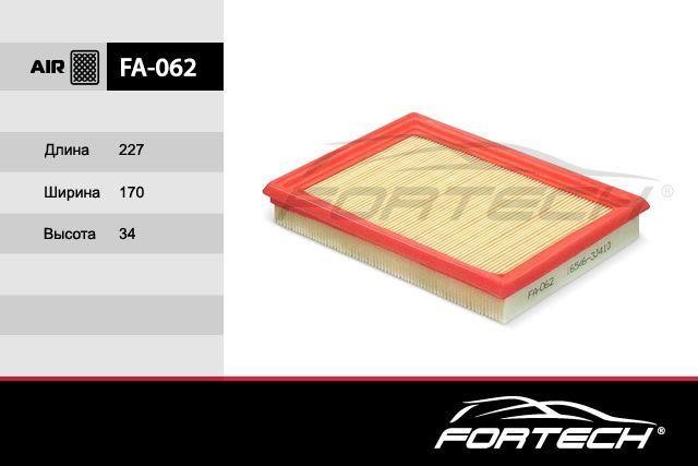 Fortech FA-062 Filtr powietrza FA062: Dobra cena w Polsce na 2407.PL - Kup Teraz!