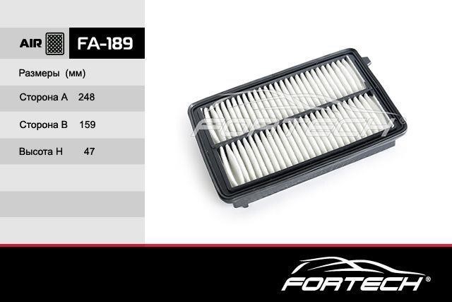 Fortech FA-189 Filtr powietrza FA189: Dobra cena w Polsce na 2407.PL - Kup Teraz!