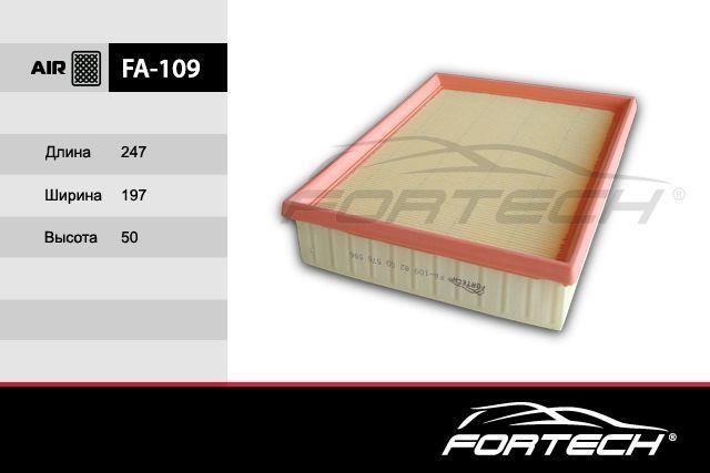 Fortech FA-109 Filtr powietrza FA109: Dobra cena w Polsce na 2407.PL - Kup Teraz!