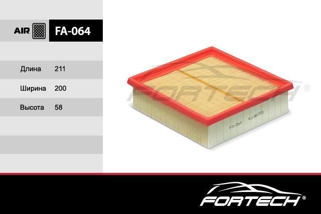 Fortech FA-064 Filtr powietrza FA064: Dobra cena w Polsce na 2407.PL - Kup Teraz!