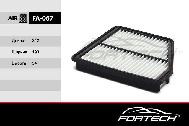 Fortech FA-067 Filtr powietrza FA067: Dobra cena w Polsce na 2407.PL - Kup Teraz!