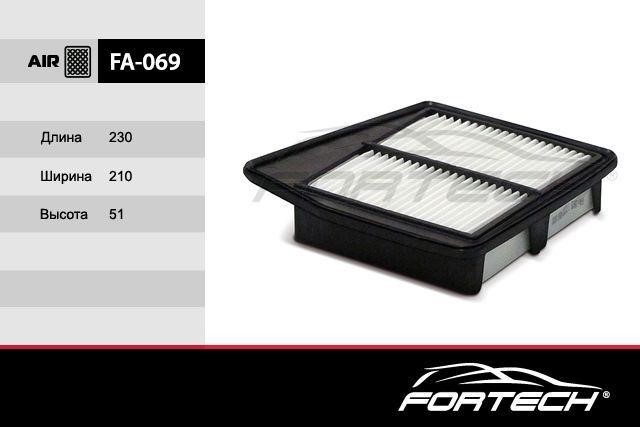 Fortech FA-069 Воздушный фильтр FA069: Отличная цена - Купить в Польше на 2407.PL!